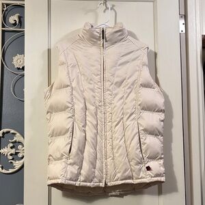 Woolrich Women's Beige Puffer Vest